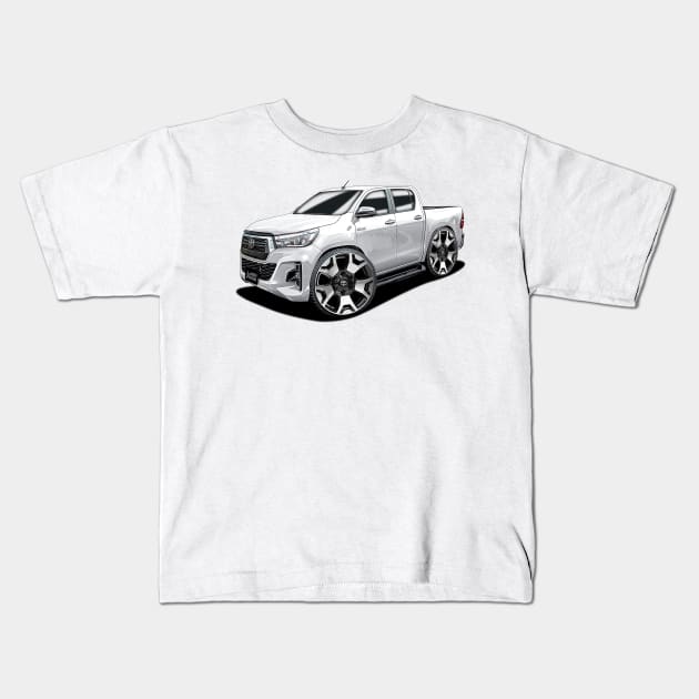 hilux stance Kids T-Shirt by AmorinDesigns